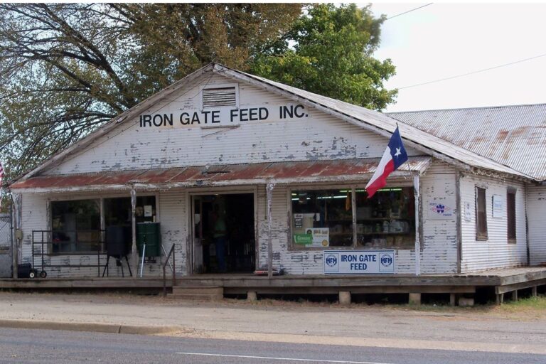 Iron Gate feed store front.