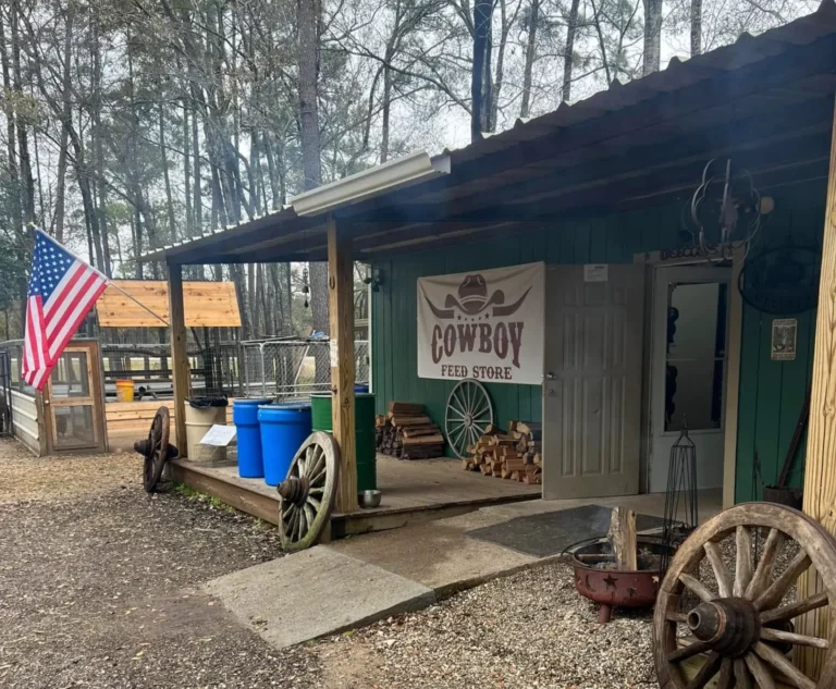 Cowboy Feed Store, storefront.