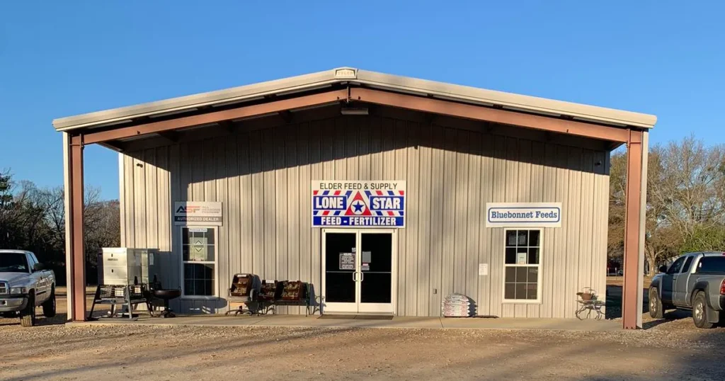 Elder Feed and Supply storefront.