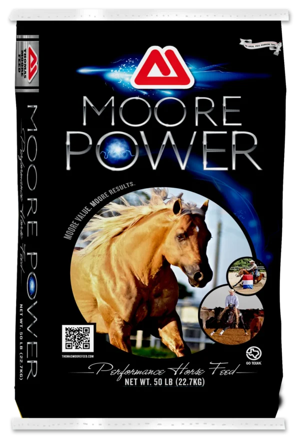 thomas moore power feed for pregnant horses or young horses.
