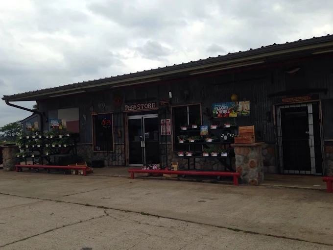 Midway Package & Feed front of building
